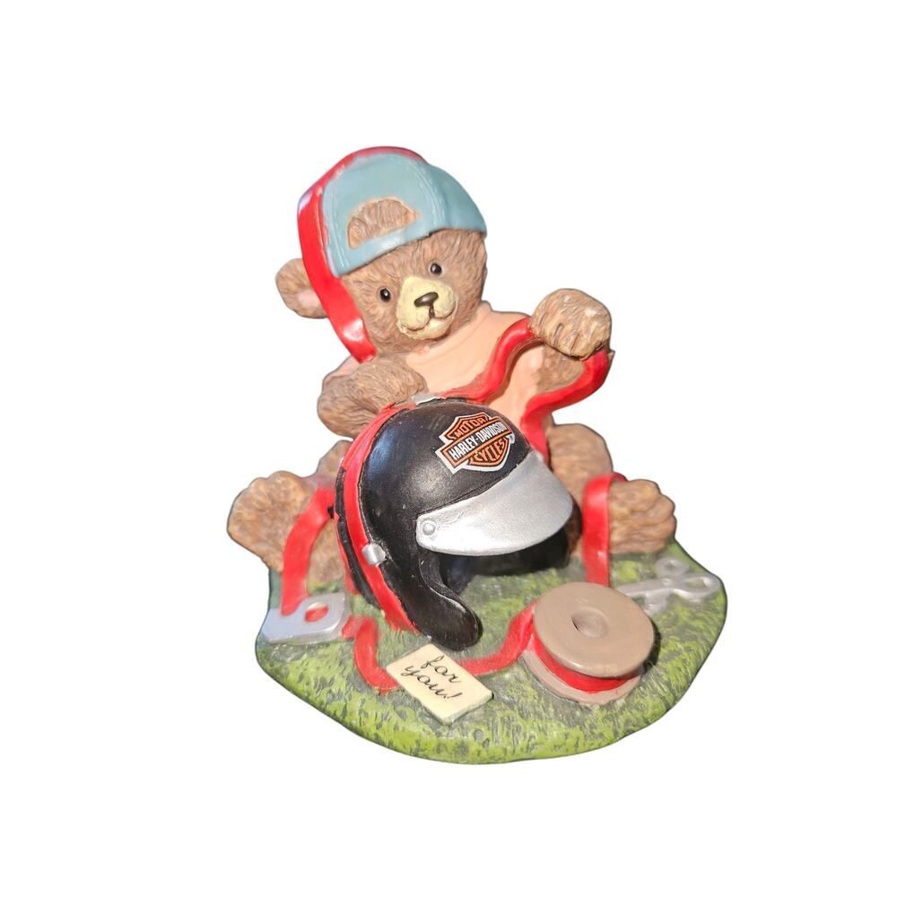 Vintage Harley Davidson Little Cruisers "I Wrapped it Myself" Resin‎ Figurine